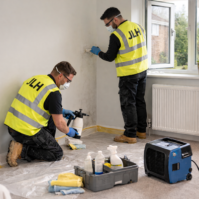 Damp and mould remediation in residential property
