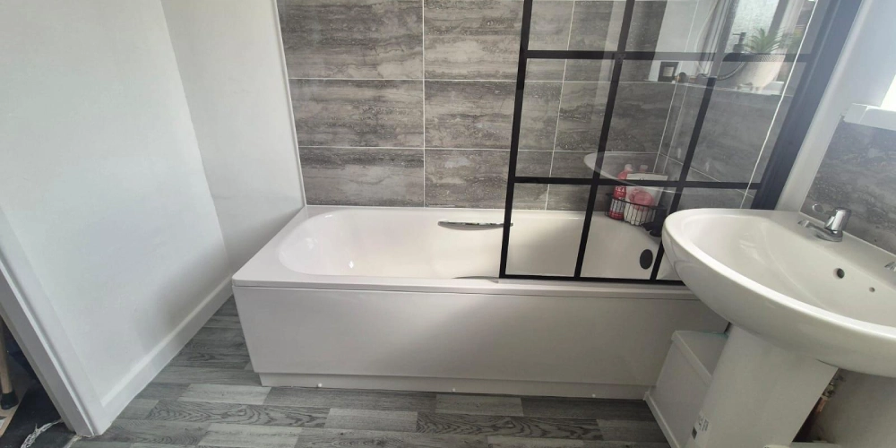 Social housing refurbishment - finished interior